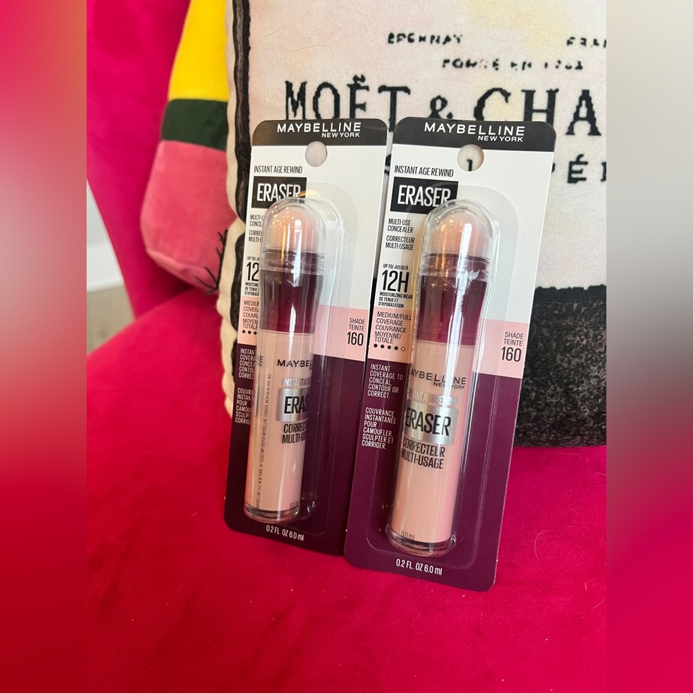 maybelline pink concealer: 160